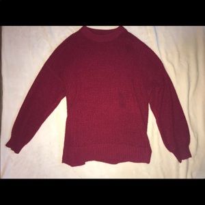 Red Knit Sweater